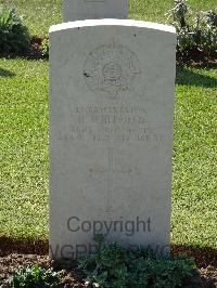 Salonika (Lembet Road) Military Cemetery - Whitfield, H